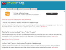 Tablet Screenshot of inggrisonline.com
