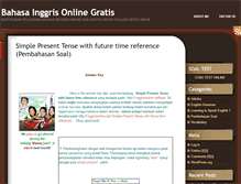 Tablet Screenshot of inggrisonline.net